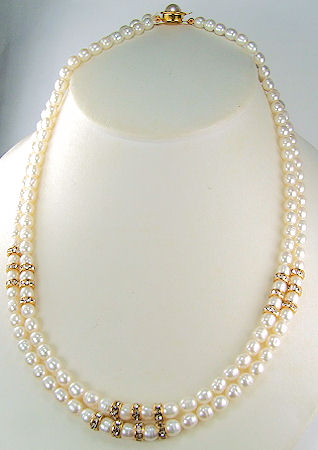 SKU 7200 - a Pearl Necklaces Jewelry Design image