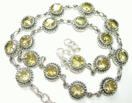 SKU 7305 - a Citrine Necklaces Jewelry Design image