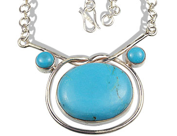 SKU 7353 - a Turquoise Necklaces Jewelry Design image