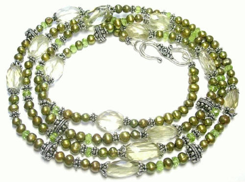 SKU 7385 - a Lemon Quartz Necklaces Jewelry Design image