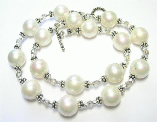SKU 7390 - a Pearl Necklaces Jewelry Design image