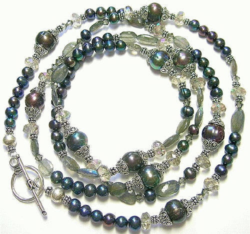 SKU 7392 - a Pearl Necklaces Jewelry Design image
