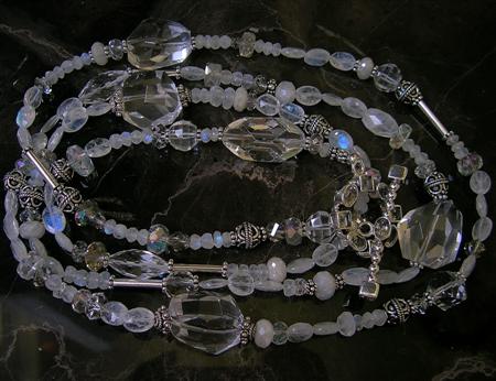 SKU 7394 - a Moonstone Necklaces Jewelry Design image