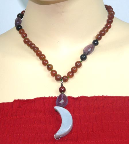 SKU 7397 - a Moonstone Necklaces Jewelry Design image
