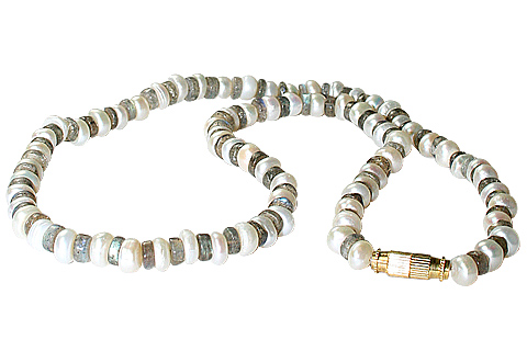 SKU 7402 - a Pearl Necklaces Jewelry Design image