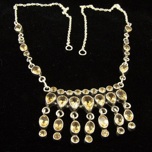 SKU 7408 - a Citrine Necklaces Jewelry Design image