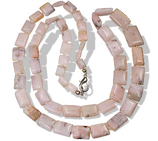 SKU 7410 - a Pink Opal Necklaces Jewelry Design image
