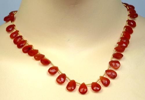 SKU 7416 - a Carnelian Necklaces Jewelry Design image