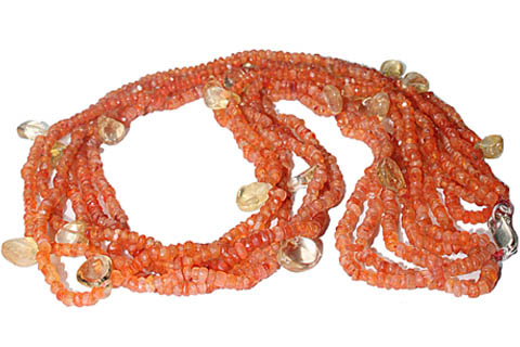 SKU 7417 - a Multi-stone Necklaces Jewelry Design image