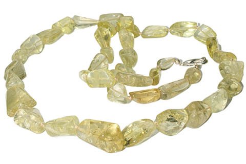 SKU 7419 - a Lemon Quartz Necklaces Jewelry Design image