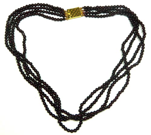 SKU 7429 - a Garnet Necklaces Jewelry Design image