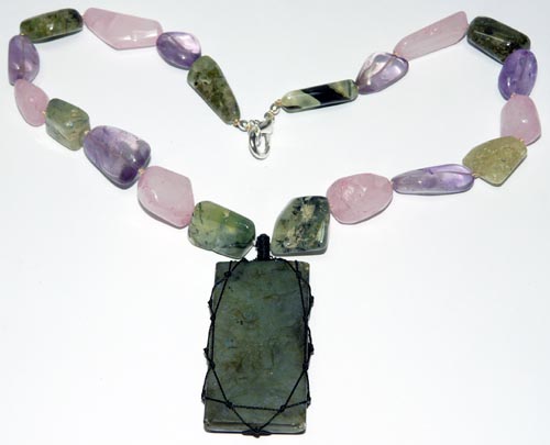 SKU 7442 - a Rose quartz Necklaces Jewelry Design image
