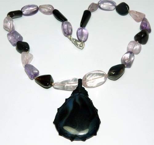 SKU 7443 - a Multi-stone Necklaces Jewelry Design image