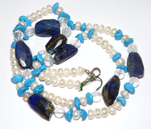 SKU 7444 - a Lapis Lazuli Necklaces Jewelry Design image