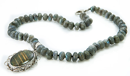 SKU 7451 - a Labradorite Necklaces Jewelry Design image