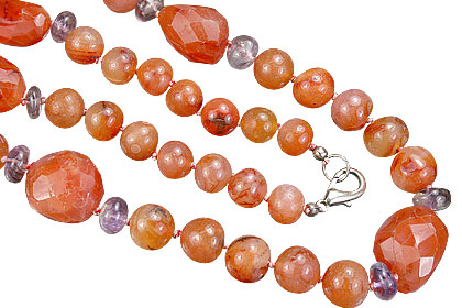 SKU 7476 - a Carnelian Necklaces Jewelry Design image