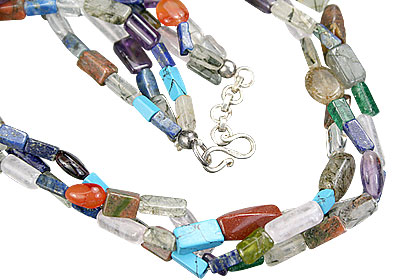 SKU 7478 - a Multi-stone Necklaces Jewelry Design image