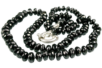 SKU 7570 - a Black Spinel Necklaces Jewelry Design image