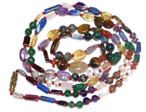 SKU 7614 - a Multi-stone Necklaces Jewelry Design image