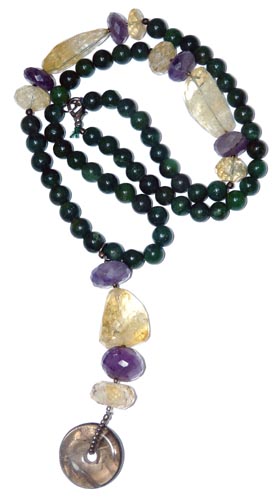 SKU 7941 - a Multi-stone Necklaces Jewelry Design image
