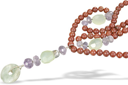 SKU 7942 - a Multi-stone Necklaces Jewelry Design image