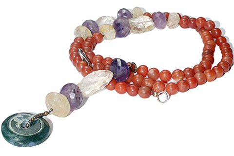 SKU 7946 - a Multi-stone Necklaces Jewelry Design image