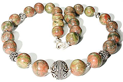 SKU 7986 - a Unakite Necklaces Jewelry Design image