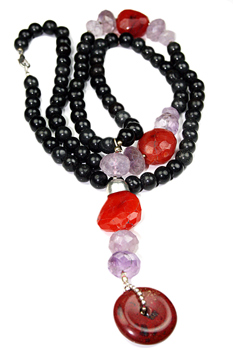 SKU 8050 - a Amethyst Necklaces Jewelry Design image