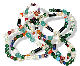 SKU 8073 - a Multi-stone Necklaces Jewelry Design image