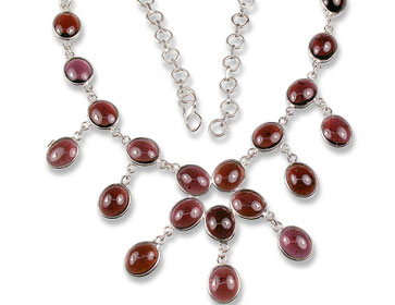 SKU 8099 - a Garnet Necklaces Jewelry Design image