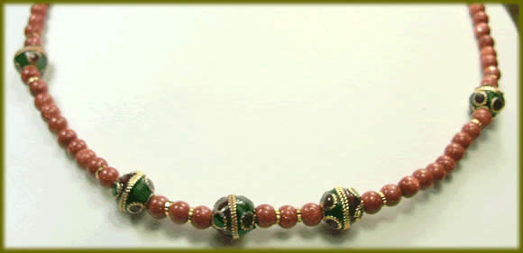 SKU 840 - a Goldstone Necklaces Jewelry Design image