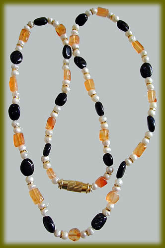 SKU 858 - a Carnelian Necklaces Jewelry Design image