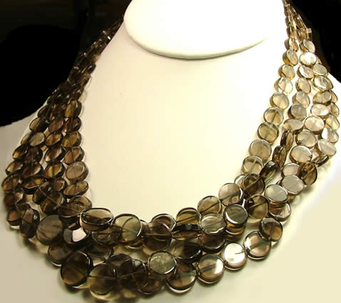 SKU 877 - a Smoky Quartz Necklaces Jewelry Design image