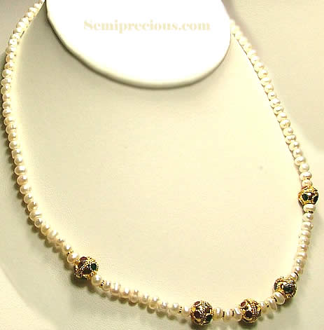 SKU 883 - a Pearl Necklaces Jewelry Design image