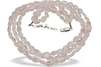 SKU 8844 - a Rose quartz Necklaces Jewelry Design image