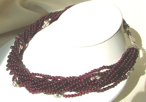 SKU 887 - a Garnet Necklaces Jewelry Design image