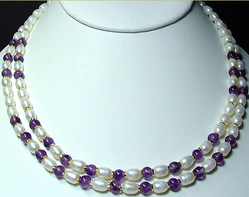 SKU 888 - a Pearl Necklaces Jewelry Design image