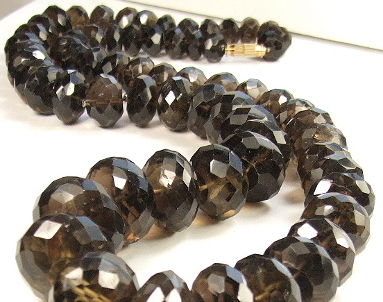 SKU 8925 - a Smoky Quartz Necklaces Jewelry Design image