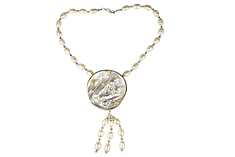 SKU 9013 - a Pearl Necklaces Jewelry Design image
