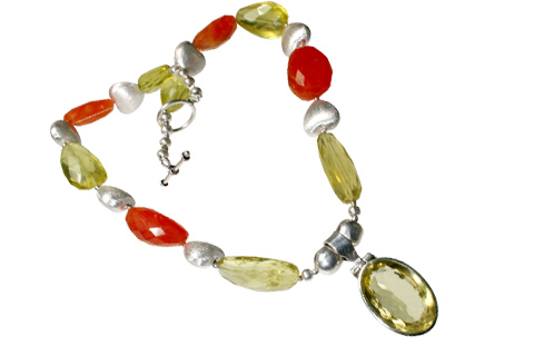 SKU 9014 - a Carnelian Necklaces Jewelry Design image