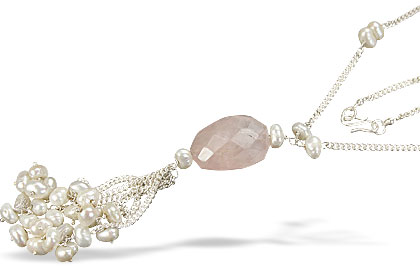 SKU 9027 - a Rose quartz Necklaces Jewelry Design image