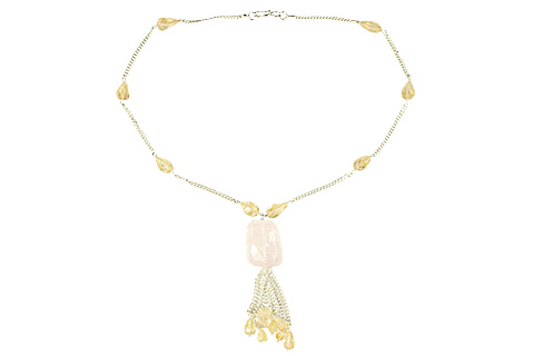 SKU 9032 - a Lemon Quartz Necklaces Jewelry Design image