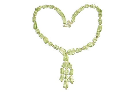 SKU 9091 - a Green amethyst Necklaces Jewelry Design image