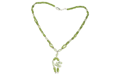 SKU 9093 - a Prehnite Necklaces Jewelry Design image