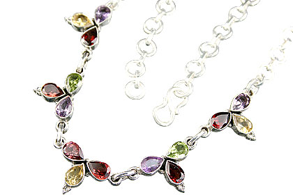 SKU 9124 - a Garnet Necklaces Jewelry Design image