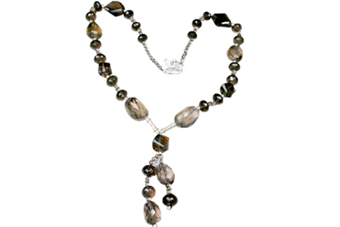 SKU 9209 - a Smoky Quartz Necklaces Jewelry Design image