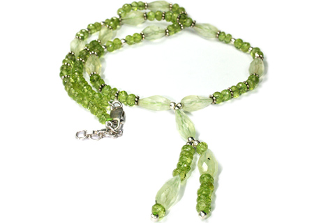 SKU 9220 - a Prehnite Necklaces Jewelry Design image