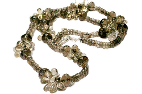 SKU 9224 - a Smoky Quartz Necklaces Jewelry Design image