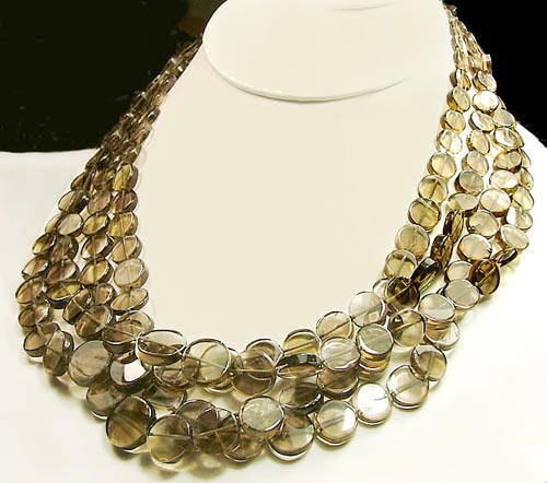 SKU 923 - a Smoky Quartz Necklaces Jewelry Design image