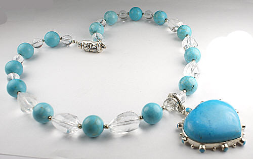 SKU 9452 - a Turquoise necklaces Jewelry Design image